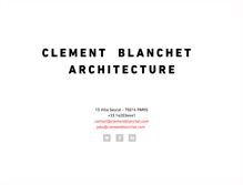 Tablet Screenshot of clementblanchet.com